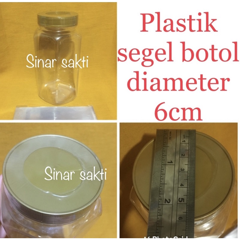 plastik segel toples diameter 6 / plastik segel toples Plastik shrink