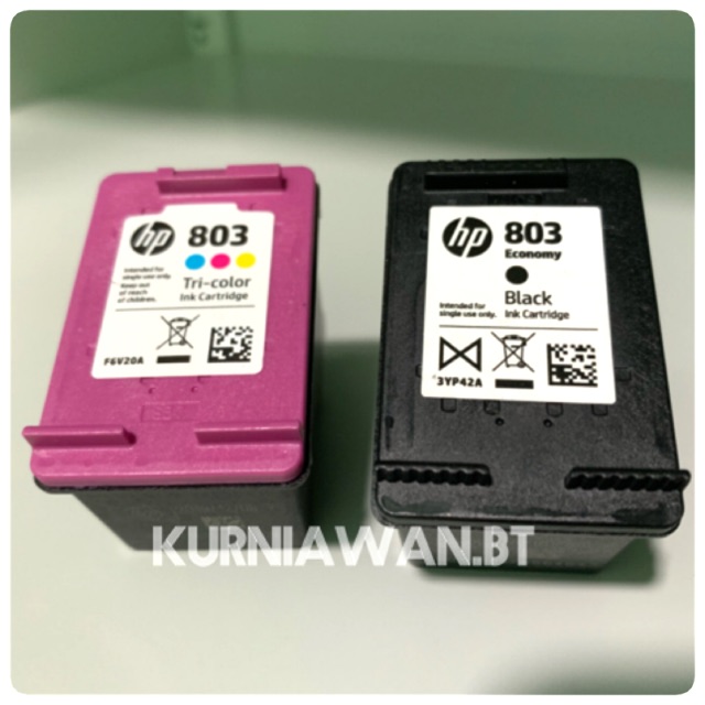 Cartridge Kosong Bekas HP 803 Black dan Color Original