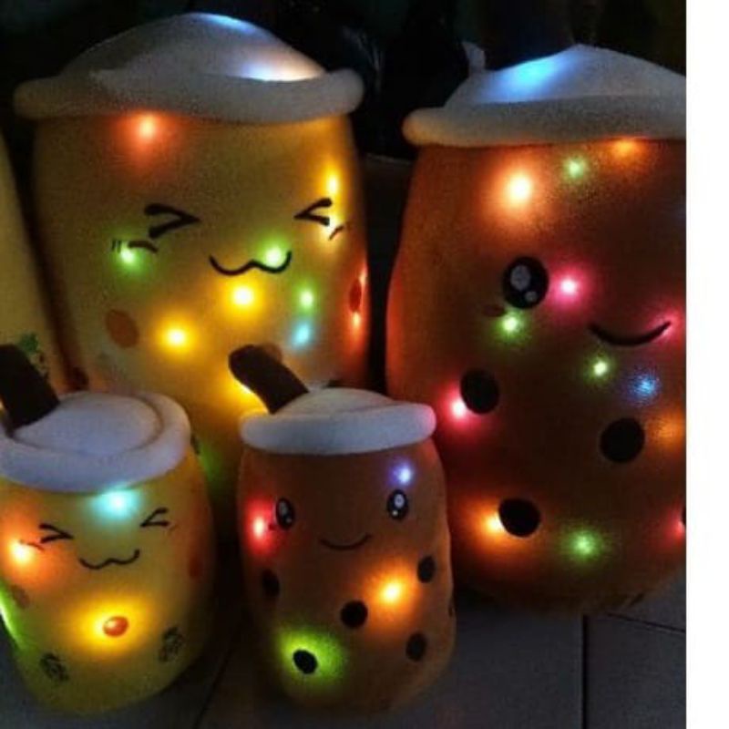 BONEKA BOBA LAMPU LED JUMBO SEBESAR GALON 45 CM