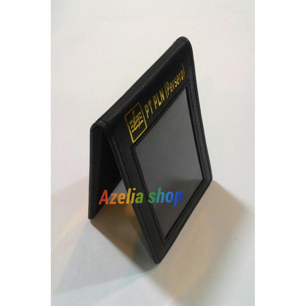

id card holder kulit/name tag/tempat id card logo pln Limited