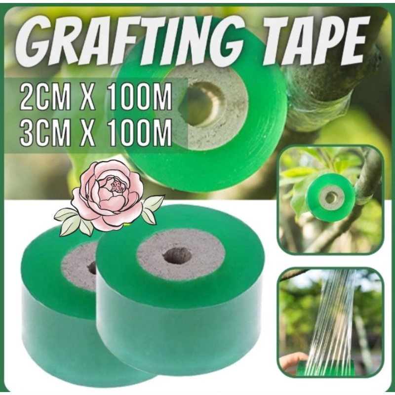 Grafting tape plastik okulasi-plastik sambung tunas 2cmx100 &3cm x100cm