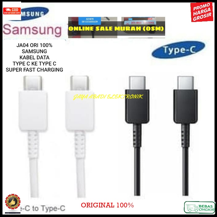 J04 KABEL DATA SAMSUNG 3A ORIGINAL TYPE C TIPE C SUPER FAST CHARGING CABLE CHARGER CHARGE FLASH CAS 
