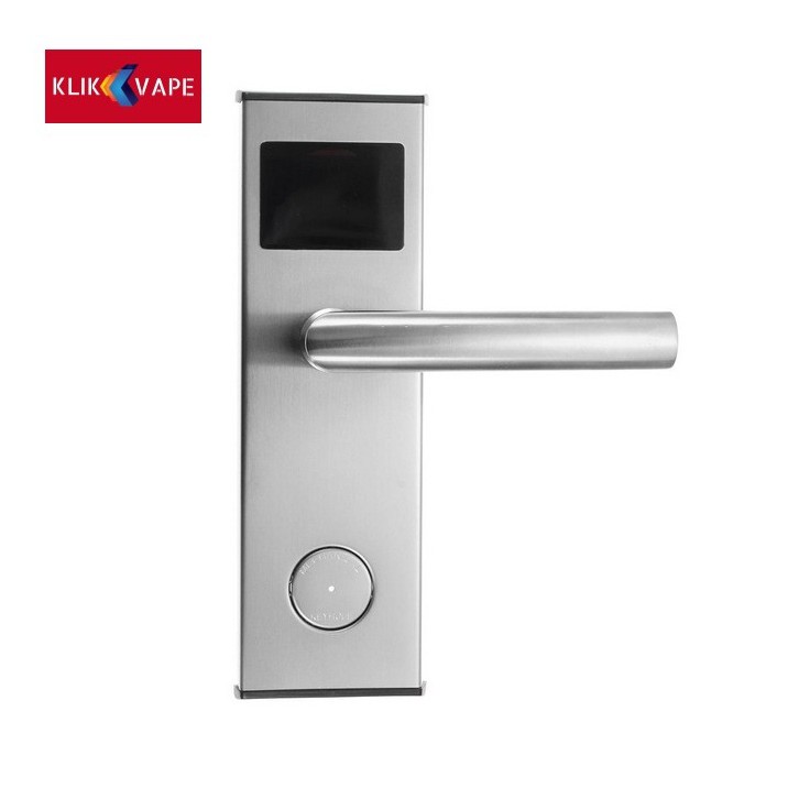 Door Lock With Card H1252 - SILVER [LEFT] KlikVape Bandung