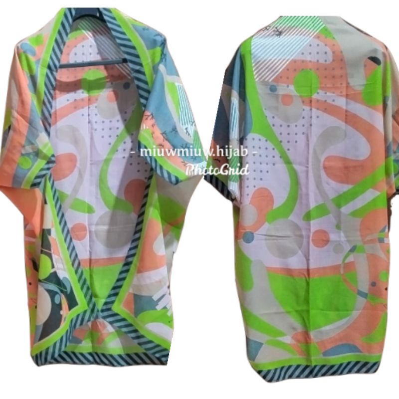 Outer scarf viral motif zolla pink