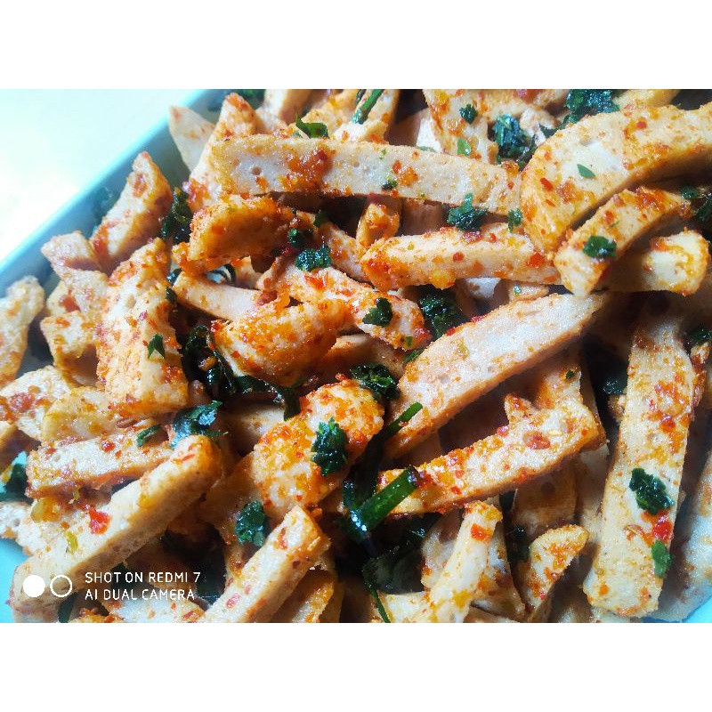 

1 renceng / ikat basreng isi 12 pcs 20g