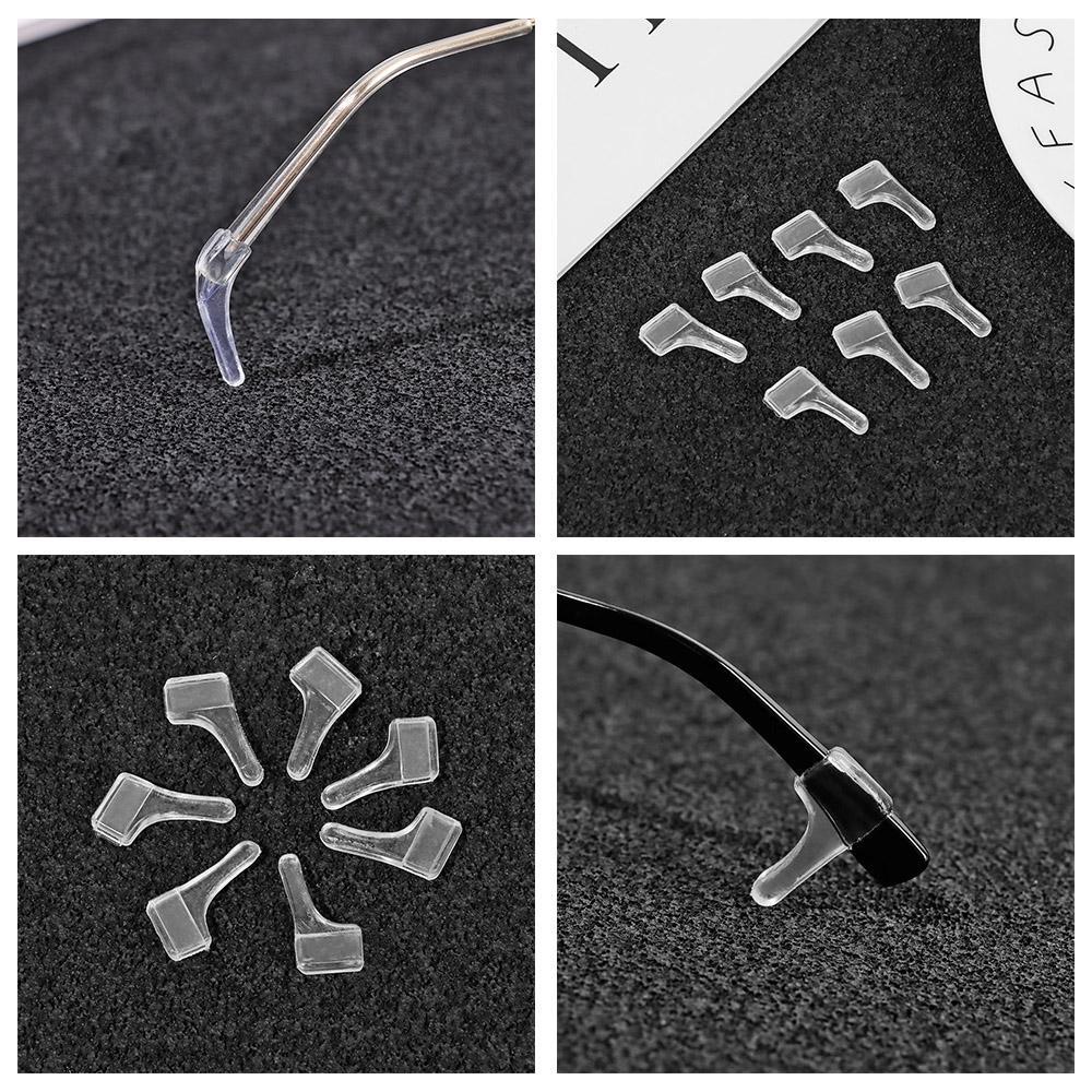 Lily 10pasang Ear Hooks Grip Kaca Aksesoris Holder Eyewear Silikon