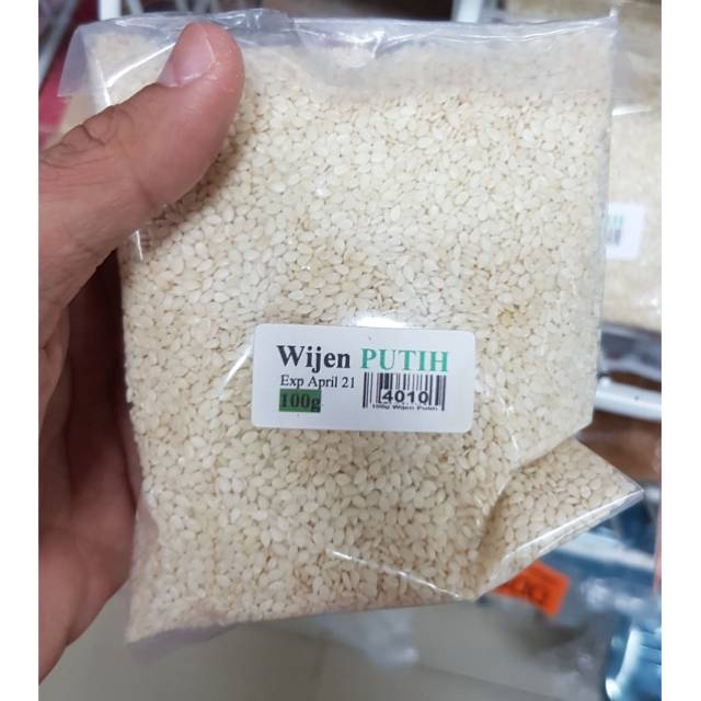 

Wijen Putih / White Sesame Seeds 100gr