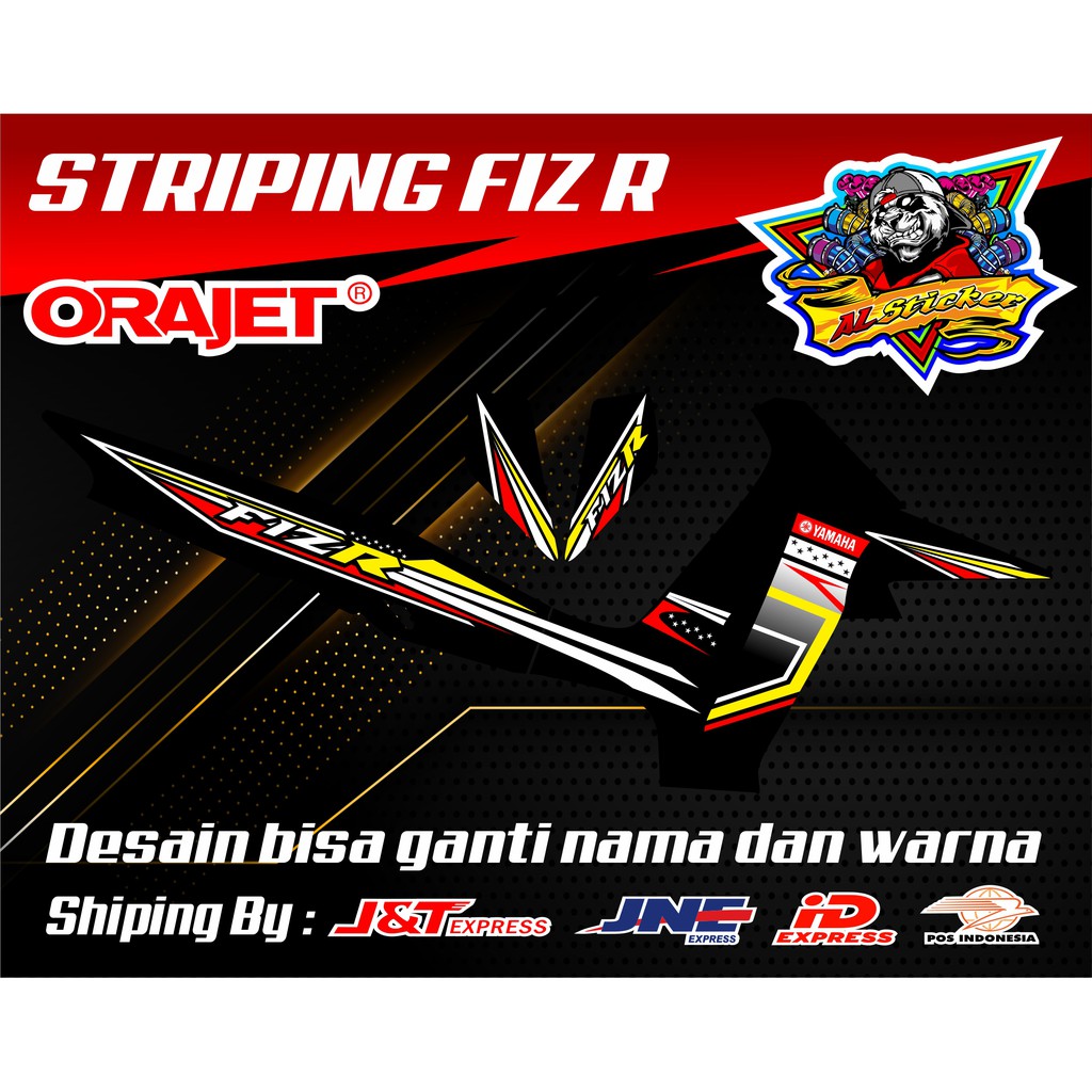 Striping Fiz R Custom Road Race Model Terbaru