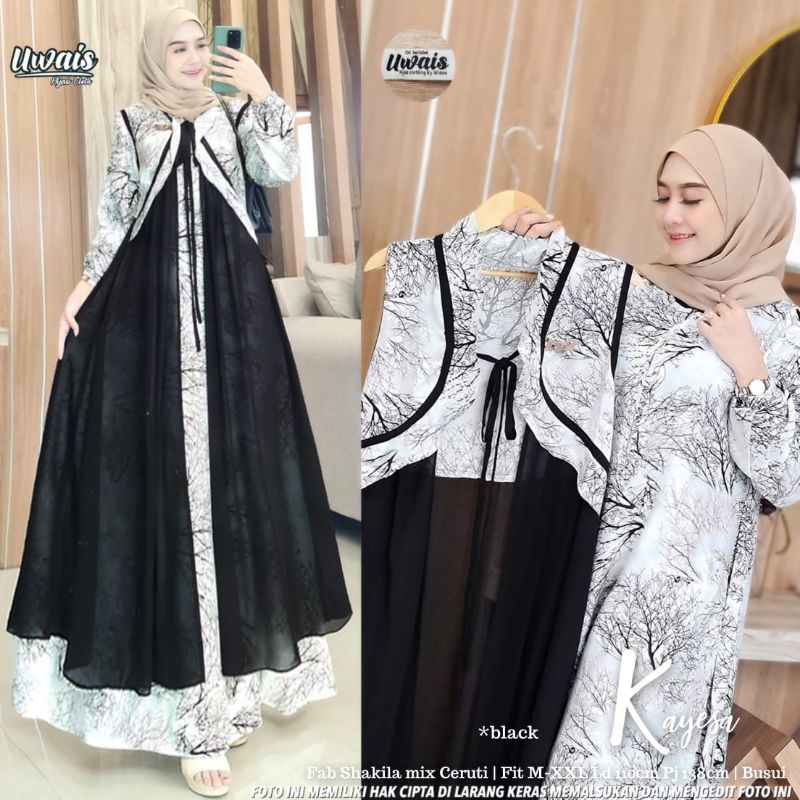 [RESTOCK] KAYESA GAMIS Shakilla Mix Ceruty ORIGINAL UWAIS TERBARU