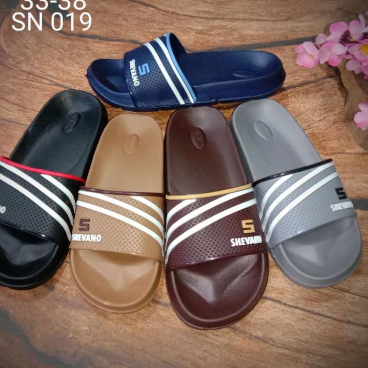 [KODE 62] SANDAL SLOP KARET SHEVANO SN 019 TANGGUNG 33-38