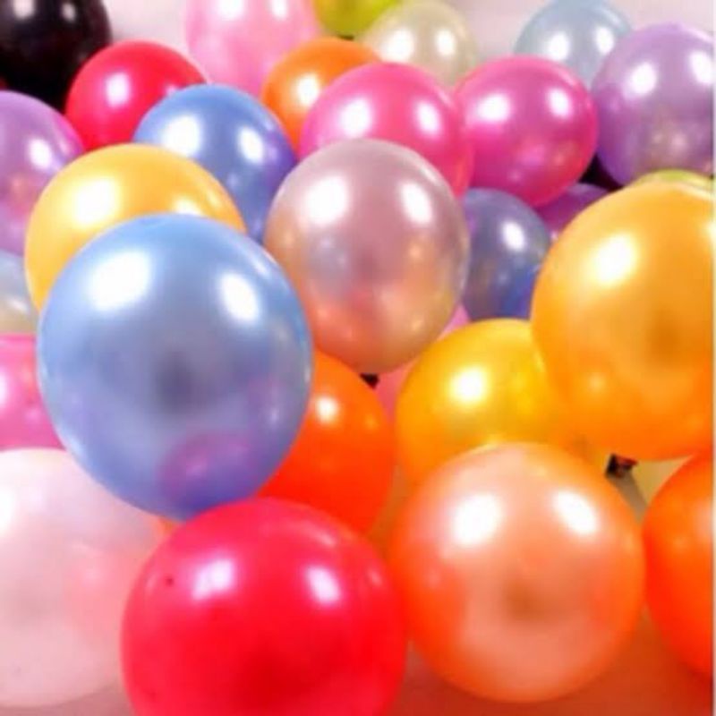 Balon Metalix Biru Tua