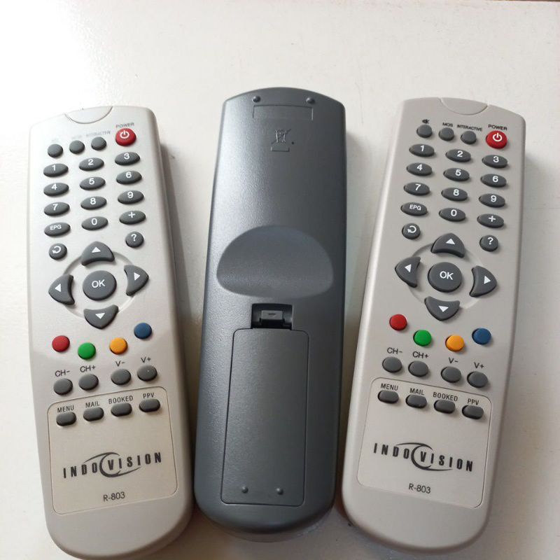 REMOTE REMOT RECEIVER PARABOLA  INDOVISION TOP TV ORIGINAL ASLI