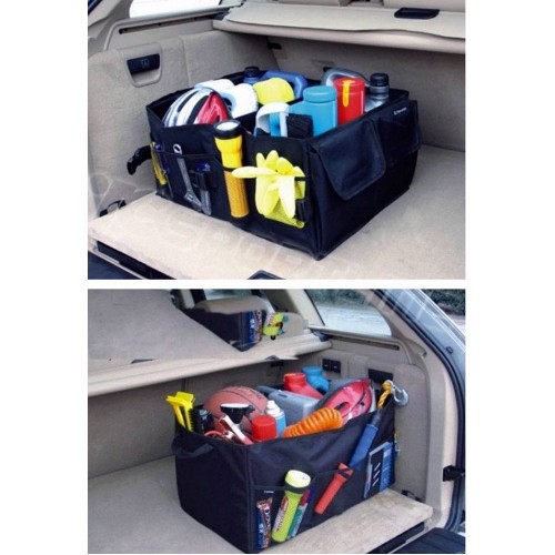 Kotak Kain Penyimpanan Barang Mobil Organizer Car