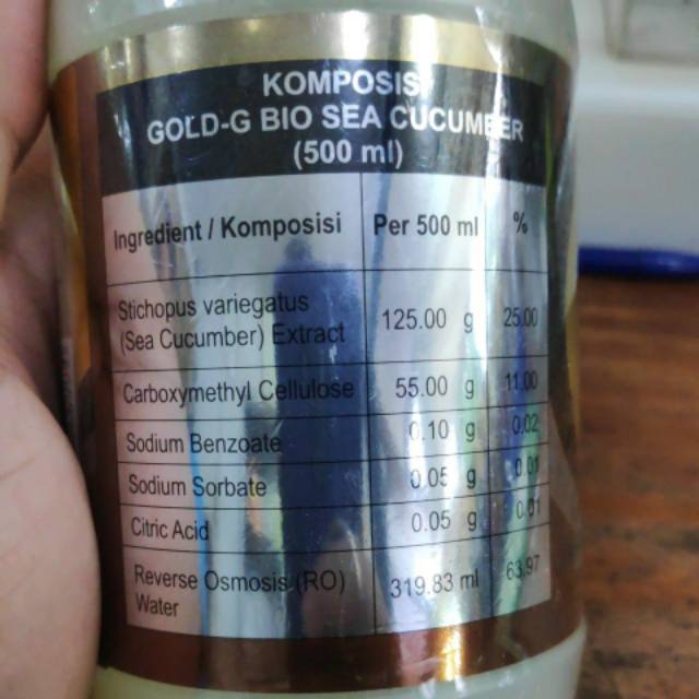 JELLY GAMAT - GOLD G  ASLI obat serbaguna alami