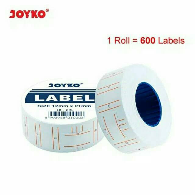 

Label Joyko LB-2RL 1 Baris Kertas Stiker Putih Isi Ulang Refill Tempelan Harga Price Labeller MX5500