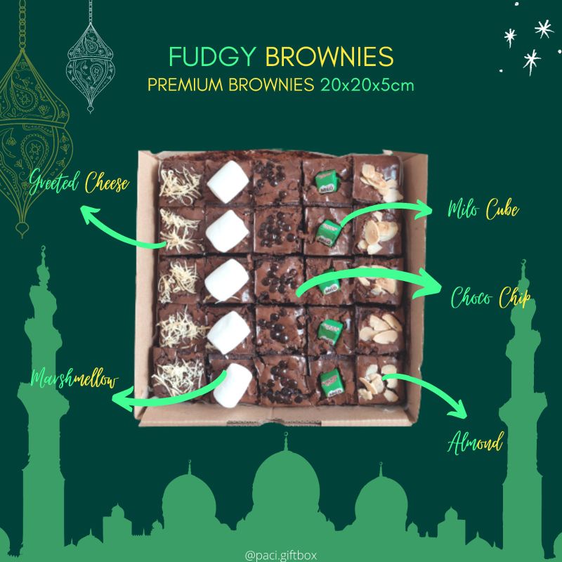 

FUDGY BROWNIES LEBARAN/IDUL FITRI MEDIUM