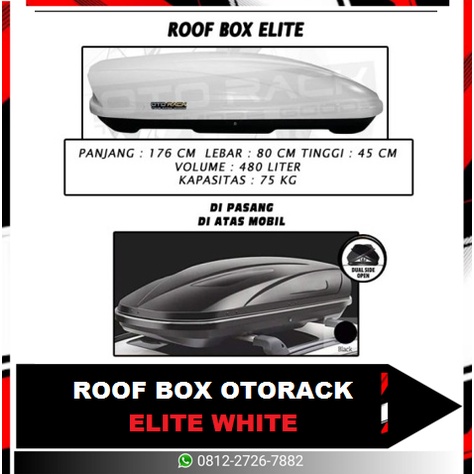 Roof Box Otorack Elite white