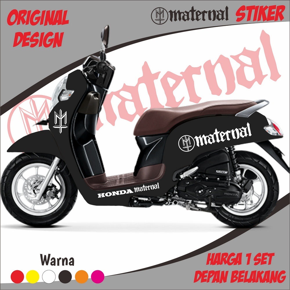 BISA CUSTOM NAMA /Sticker Scoopy MATERNAL Satu Set /all varian
