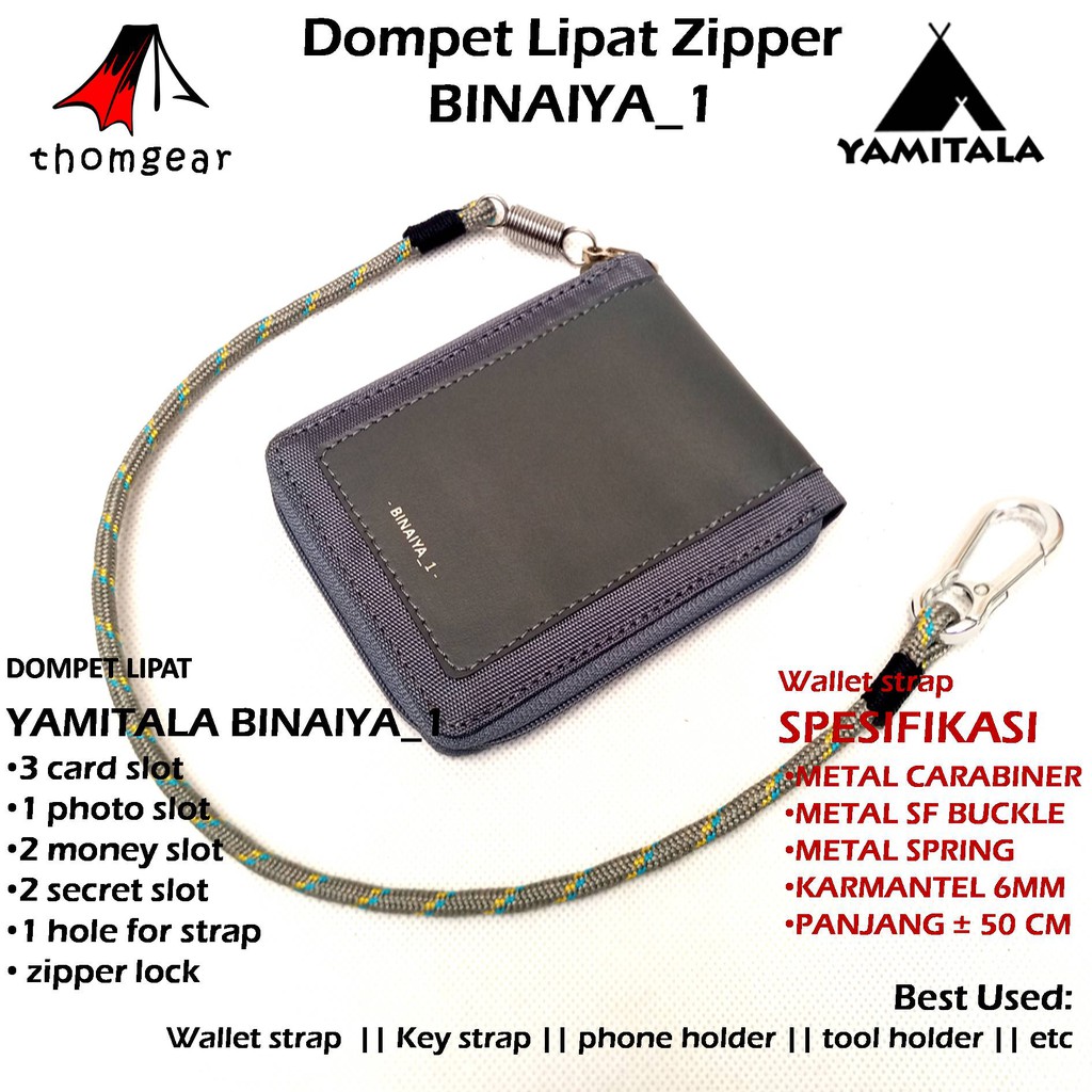 Thomgear Yamitala Dompet Lipat Binaiya 1 Original Yamitala