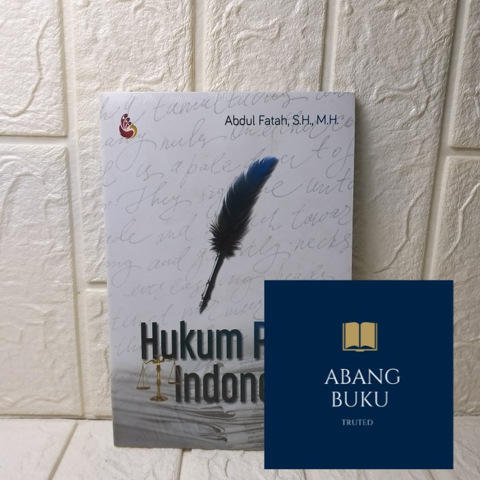 BUKU ORI Hukum Pers Indonesia Abdul Fatah, S.H., M.H. INTRANS