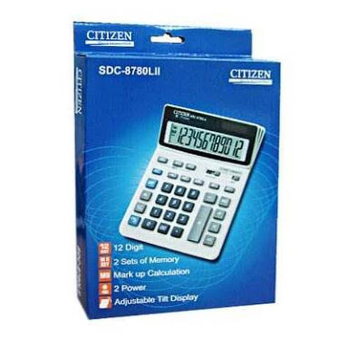 

Terlaris CITIZEN SDC-8780LII - Kalkulator Meja Mantul