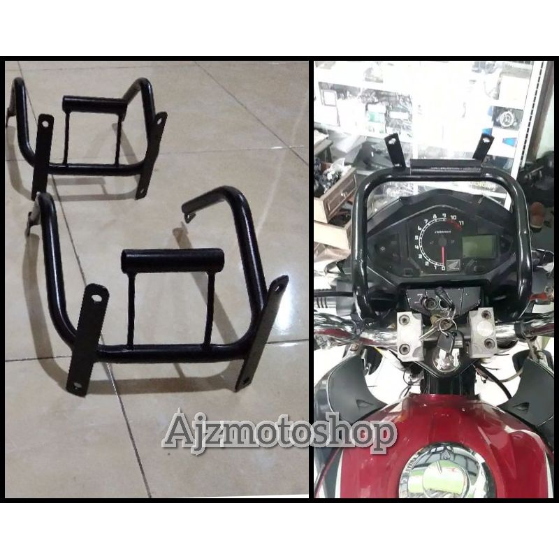 bracket dudukan visor verza Megapro Tiger Revo