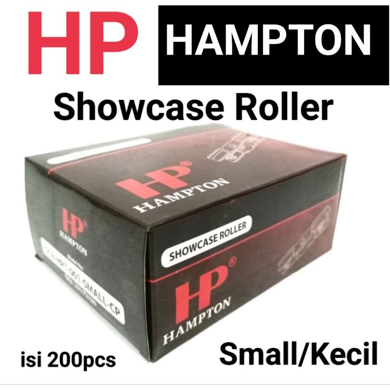 Roda Showcase Etalase Kaca/Rodamatex Showcase Roller Hampton Small/Kecil isi 200pcs