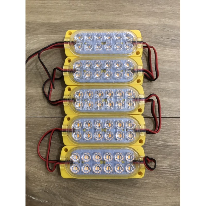 Lampu LED 12Mata Ultrasonic 12V Waterproof