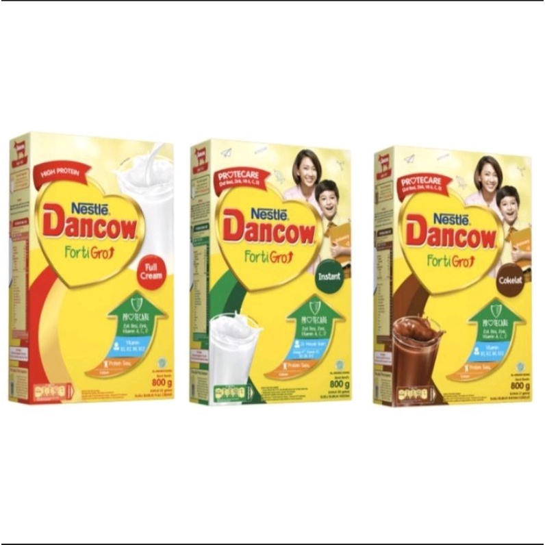 

Dancow fortigro FULL CREAM, INSTAN, COKLAT800 gr