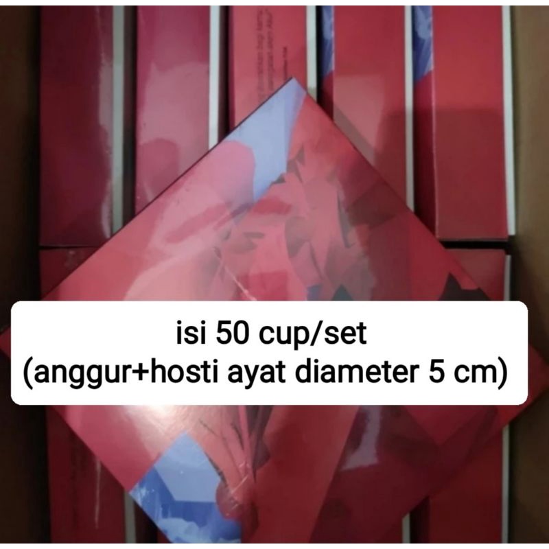 Anggur Perjamuan + Hosti Ayat Merk Manna