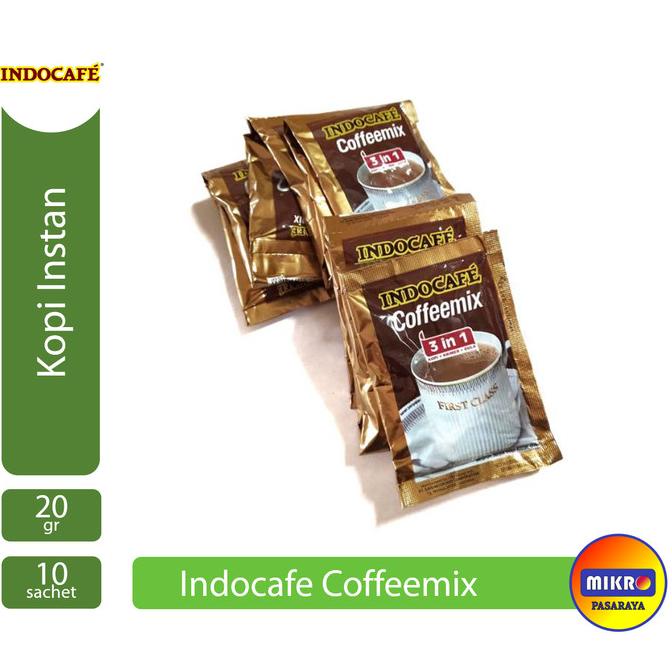 

Cuci Gudang Awal Tahun Indocafe coffemix 3 in 1 [10 pcs / 1 renceng] Cuci Gudang Awal Tahun