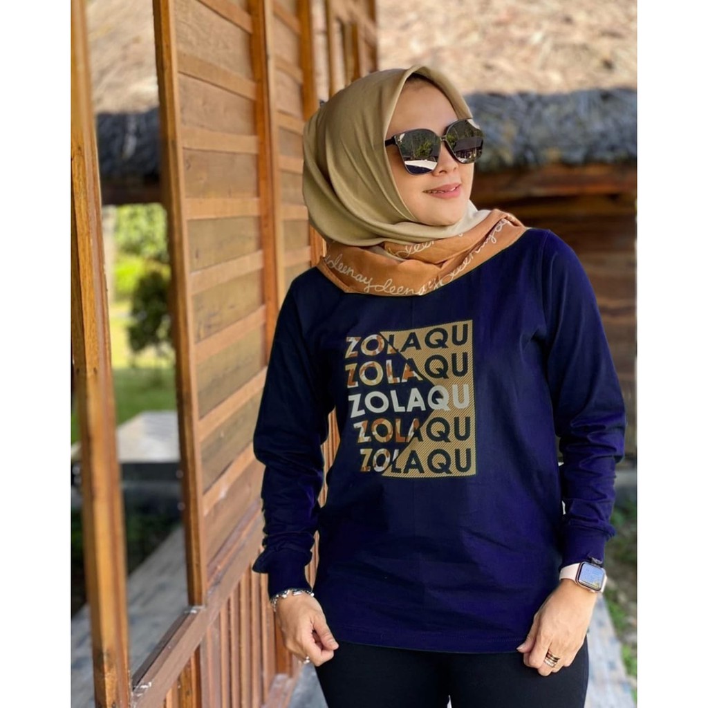 BISA COD✔️ BLOUSE JUMBO LAQU / TOP WANITA ZOLA SIZE XXL / ATASAN WANITA HIJAB / PAKAIAN WANITA ZUL