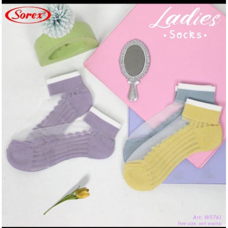 Kaos kaki wanita Fashion Sorex 5761 - 5762