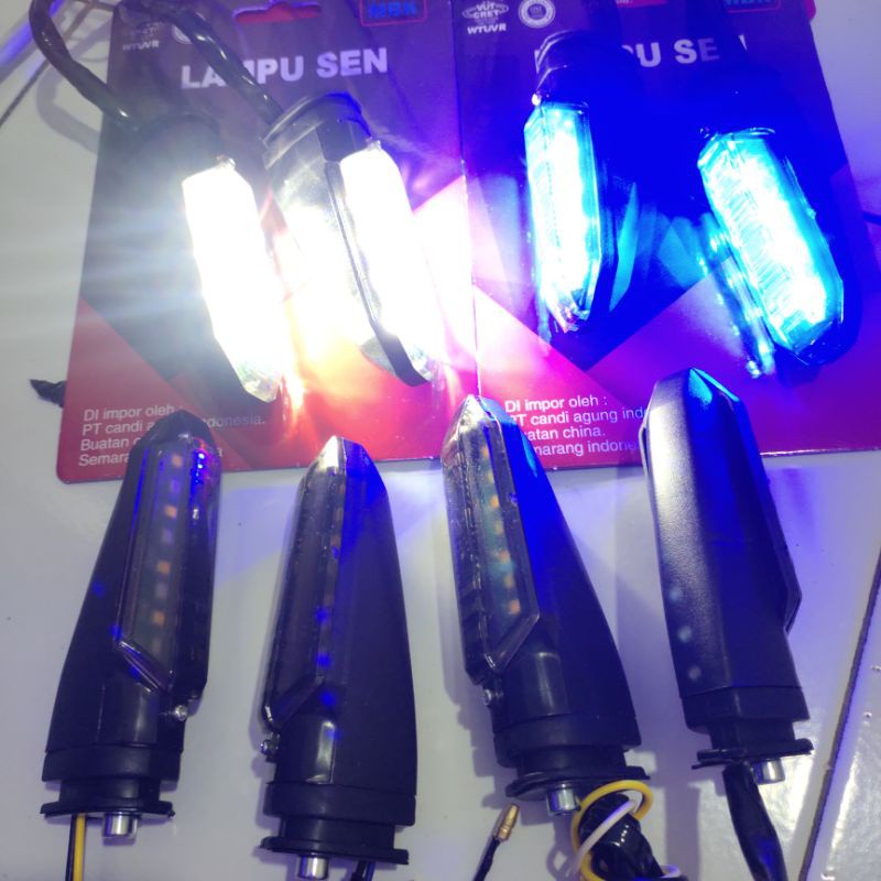 LAMPU SEIN LED PANAH ROBOT SEN MINI VARIO CBR VXION ADV DLL 1set (kiri kanan)LAMPU SEN RUNNING LED UNIVERSAL