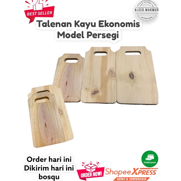 Talenan Kayu Ekonomis Model Persegi