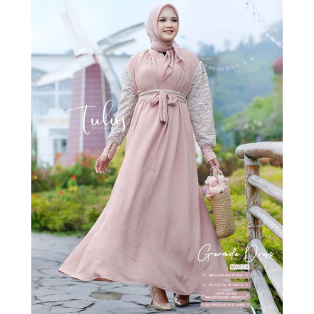 GARMELA DRESS BY TULUS SIGNATURE (DRESS MUSLIMAH) Dress wanita rekomended