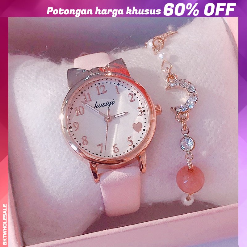 Jam Tangan Wanita Quartz Watch Girl Student Cute Watches Jam Tangan Perempuan