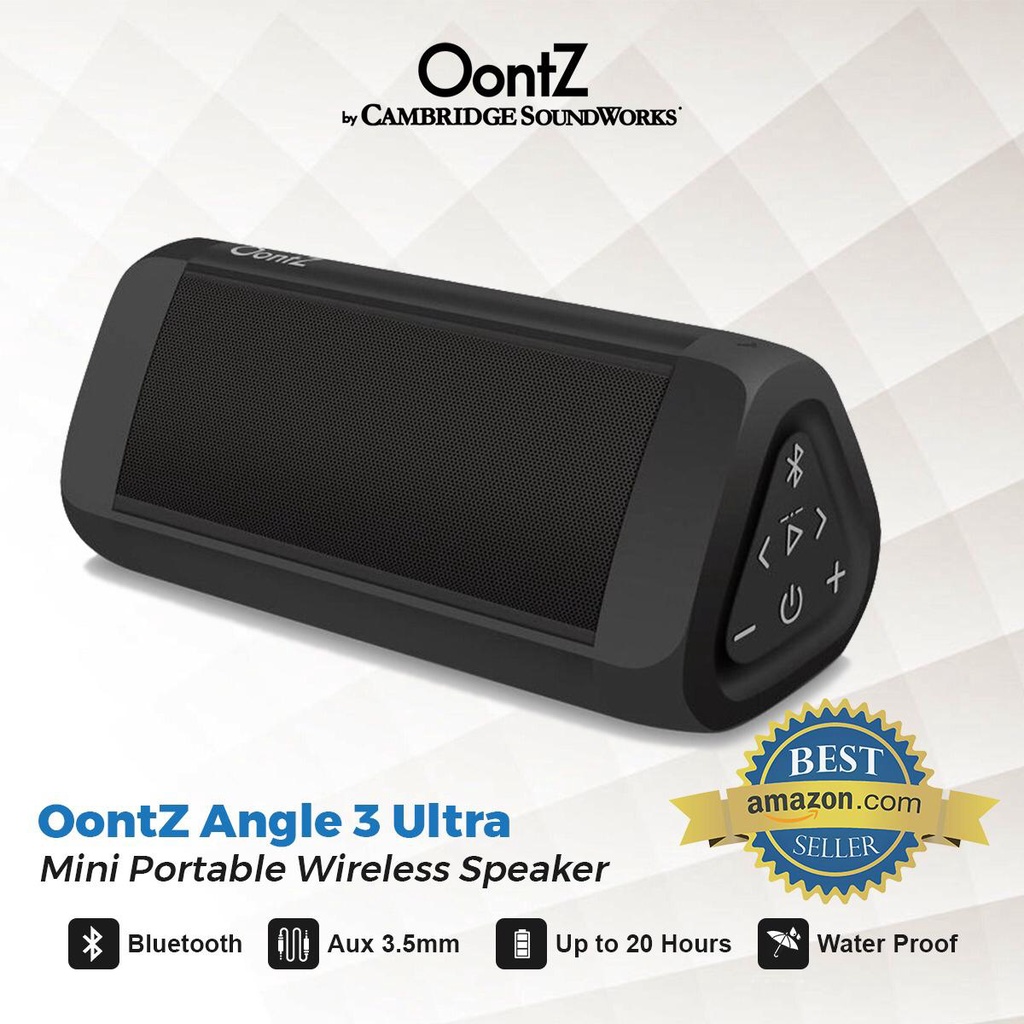 OontZ Angle 3 Ultra Waterproof Bluetooth Speaker Portable Dual Stereo