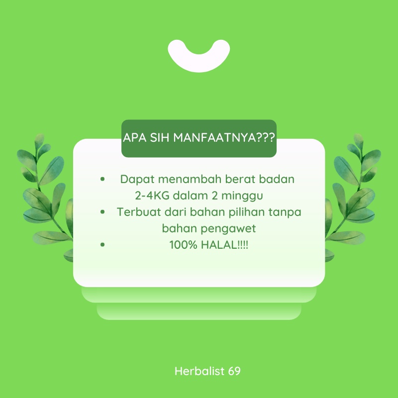 penambah berat badan permanen/obat gemuk badan permanen bpom original/kapsul penggemuk badan dewasa