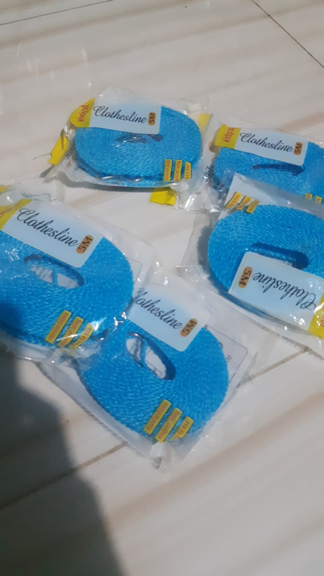 Tali Jemuran 5 Meter Warna Warni