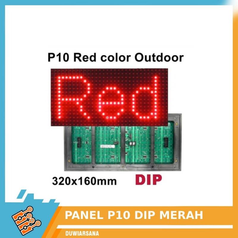 PANEL LED P10 DIP MERAH OUTDOOR