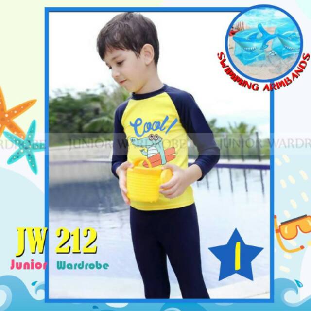 JW212 BAJU RENANG BOY BONUS PELAMPUNG