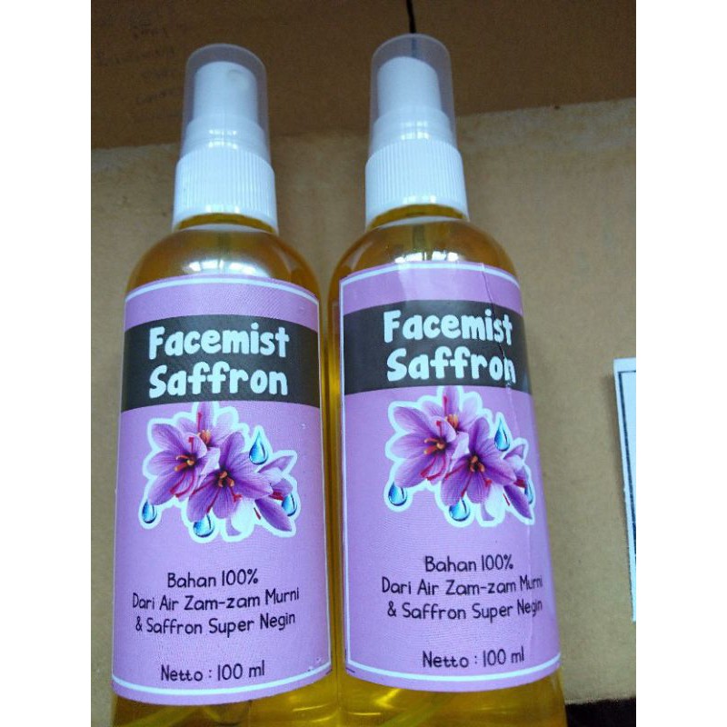 Saffron Face Mist Glowing Super Negin & Zamzam Premium 100ml