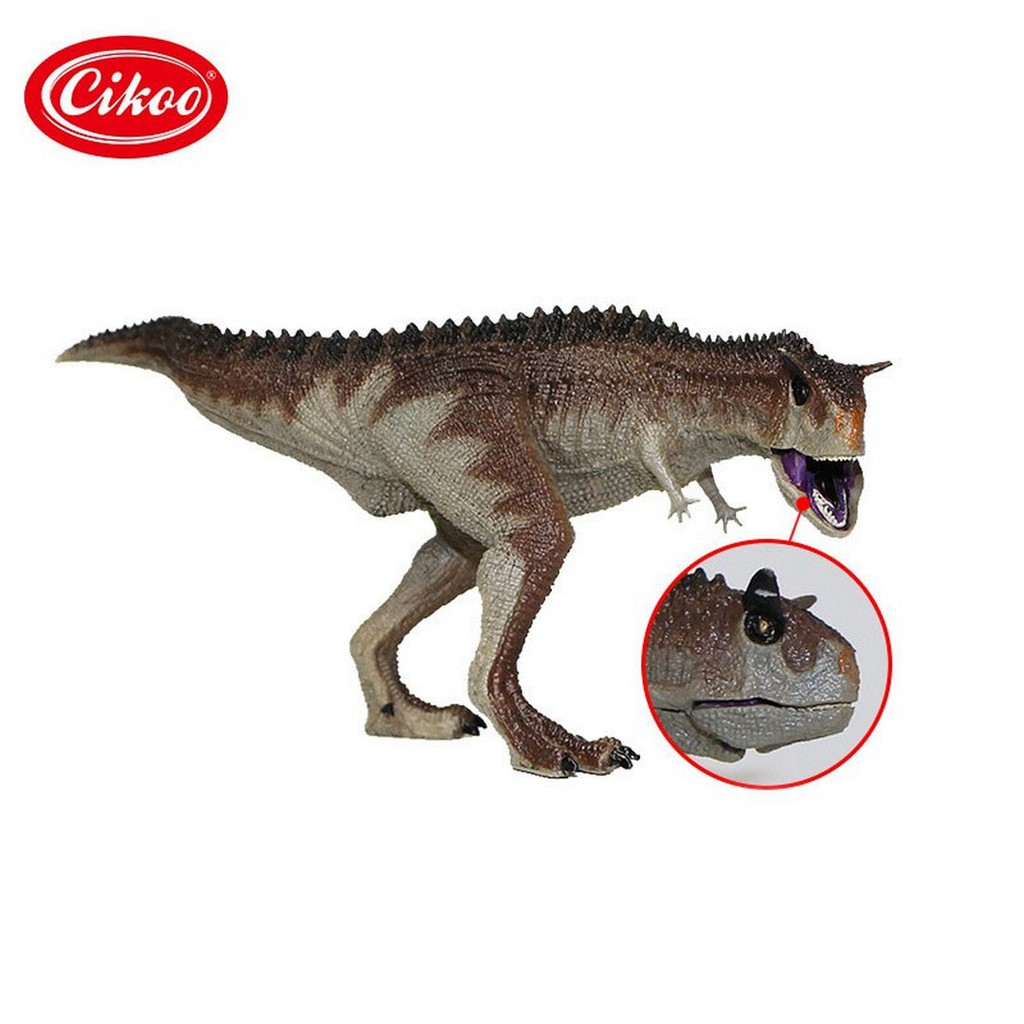 Carnotaurus Sedang Figure Dinosaurus Model Simulasi Dino