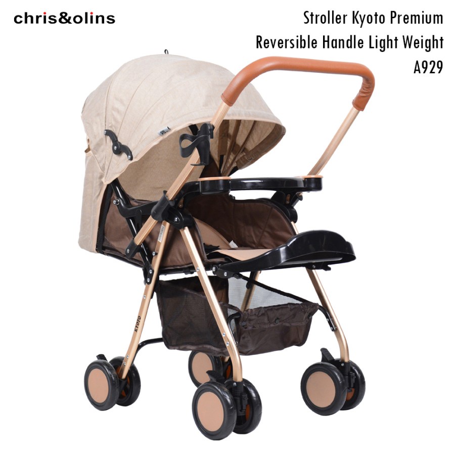 STROLLER CHRIS OLLINS KYOTO A-929 Premium Reversible Handle Light