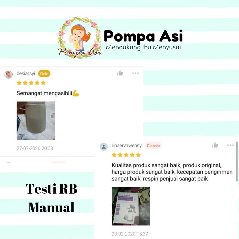 READY STOCK Real bubee manual termurah pompa asi