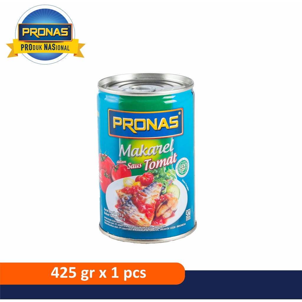 Pronas Mackerel dalam Saus Tomat 425 g