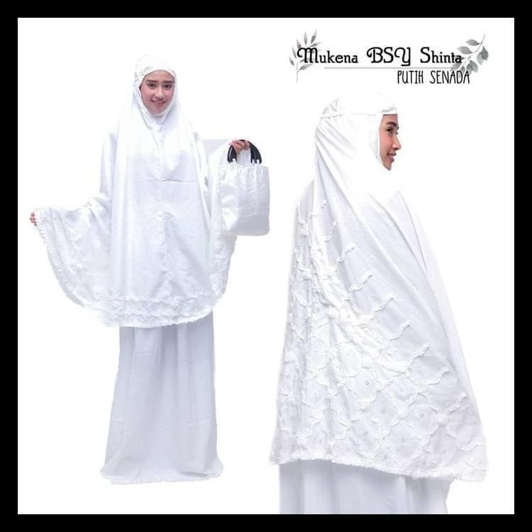 MUKENA BSY SHINTA PUTIH SENADA