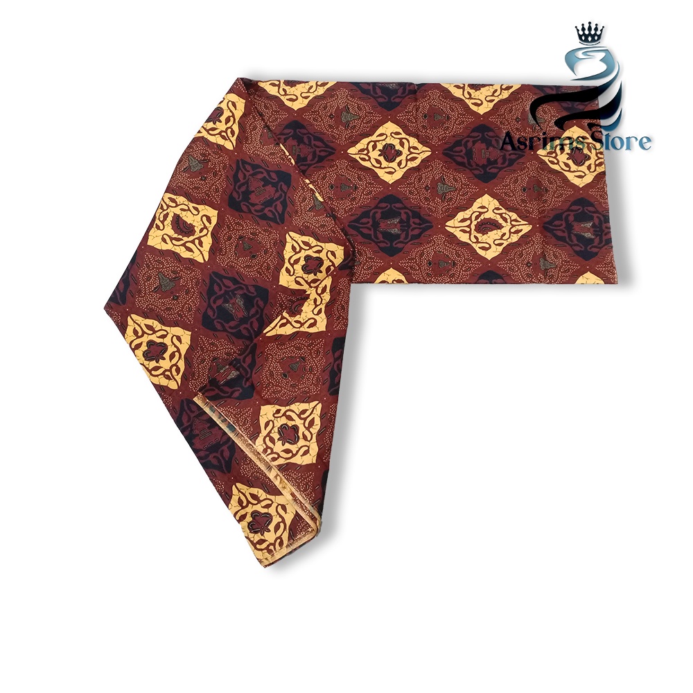Kain Batik Jogja Jarik Batik Samping Kebat Jogjaan Hitam Putih Santoso AAA Premium Original-26AAA