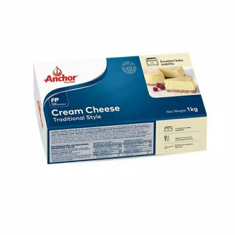 Anchor Cream Cheese 1 Kg - Kemasan Original 1 Kg